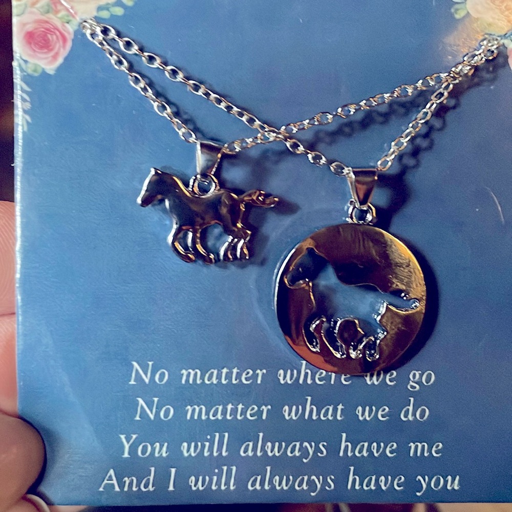 Two  Horse Necklaces